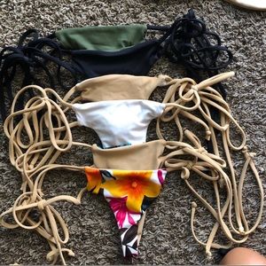 A three set bundle of Kula Swim bikinis!